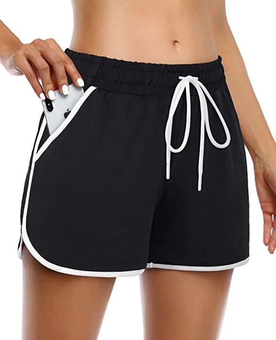 Women's Workout Shorts with Pockets, Running, Gym, Casual Active