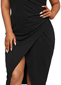 Plus Size Sleeveless Wrap
