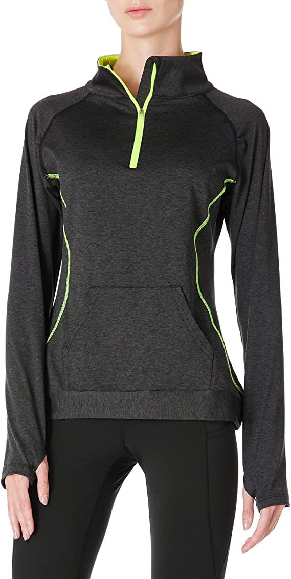 Women's Athleisure Pullover Long Sleeve Tops Workout Running - WF Shopping