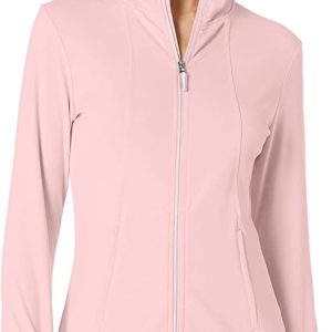 Mock Neck Zip Up Jacket