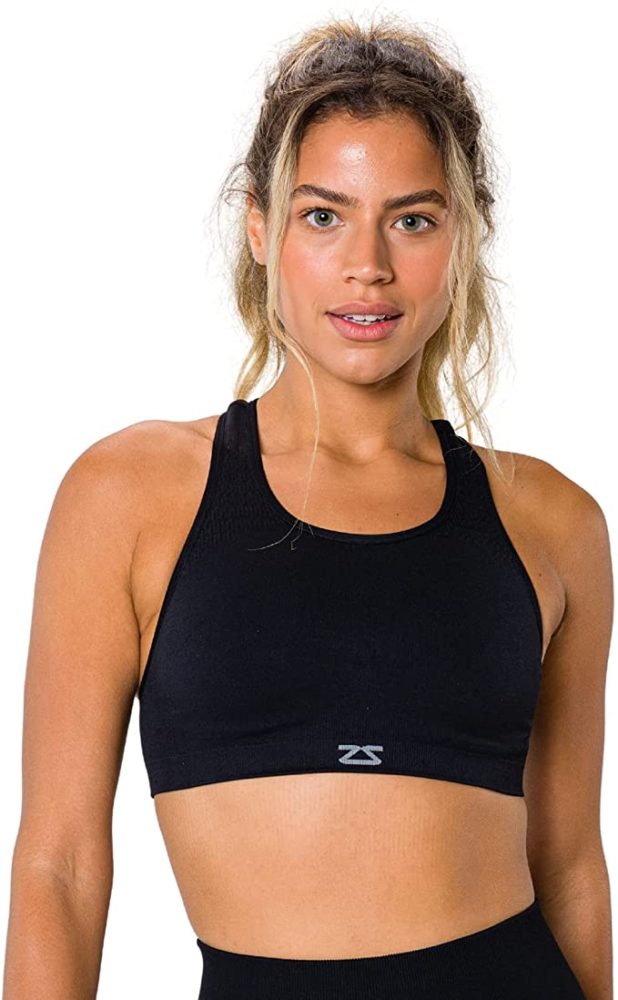 Seamless Sports Bra for Women Racerback, Impact, Running Support WF