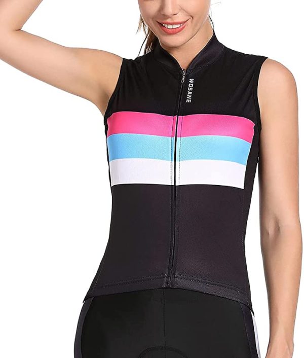 Women's Sleeveless Cycling Jersey Biking Vest Quick Drying WF Shopping
