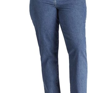Cotton Straight Leg Jean
