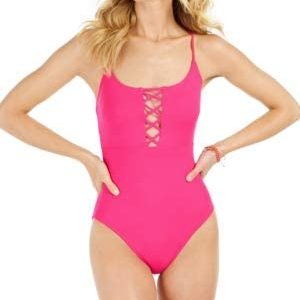 Lace-up One-Piece