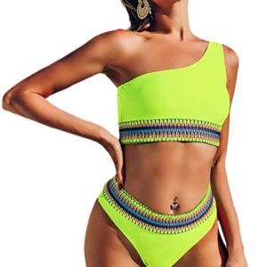 One Shoulder Bikini Set