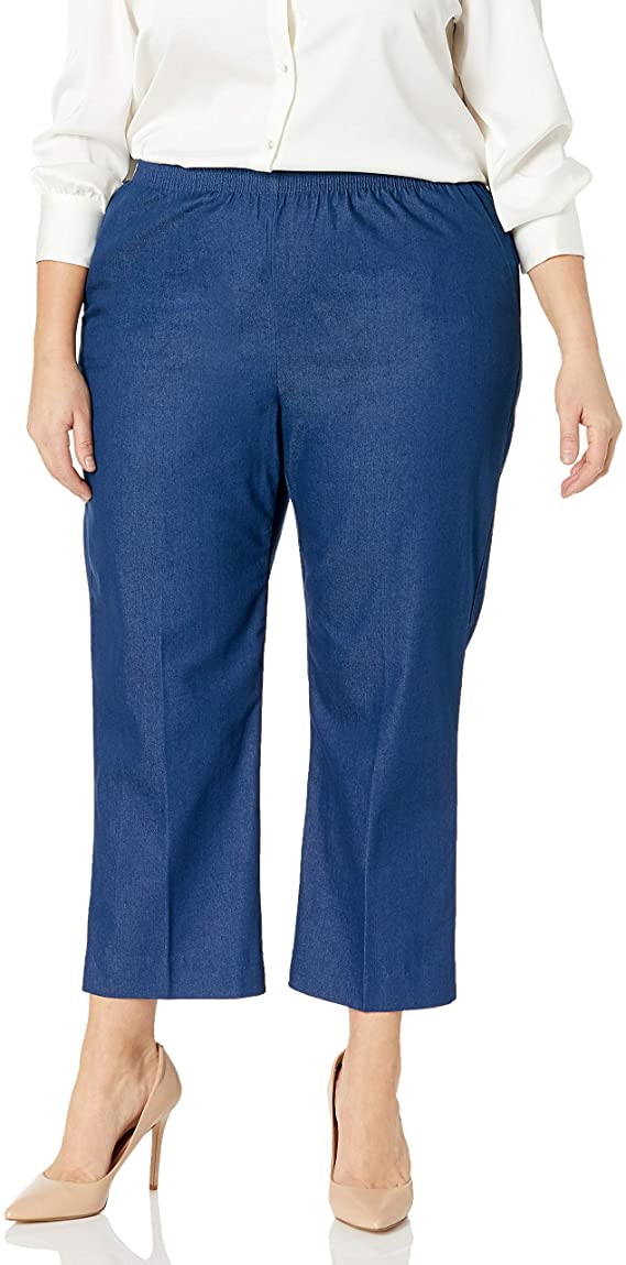 Women's Plus-Size Denim Proportioned Short Pant - WF Shopping