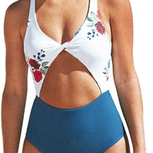 Swimsuit Floral Twist