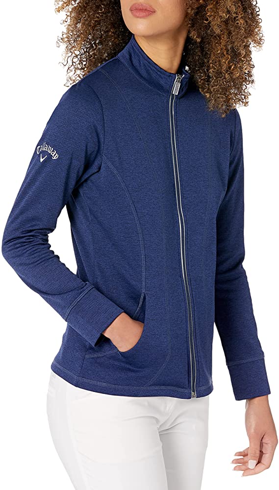 Callaway Women's Long Sleeve OptiTherm Waffle Fleece Jacket WF Shopping