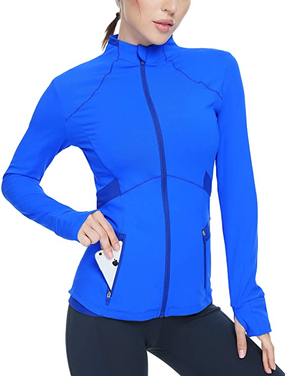 Women's Sports Jacket Slim Fit Running Jacket WF Shopping