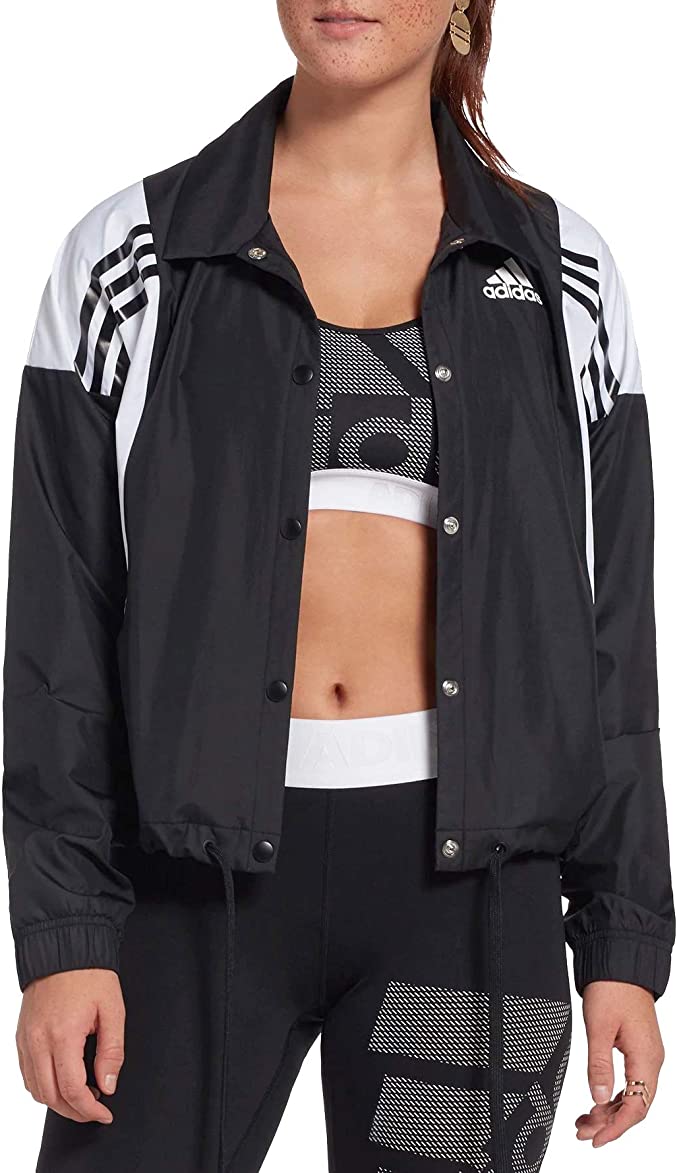adidas Women's 3Stripes Athletic Lightweight Jacket WF Shopping