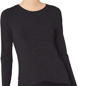 Long-Sleeve Cross-Front