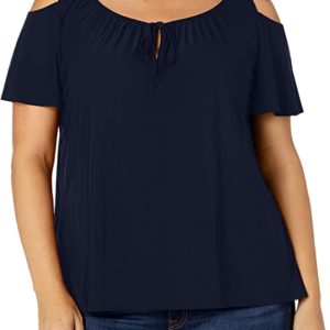 Plus-Size Short-Sleeve