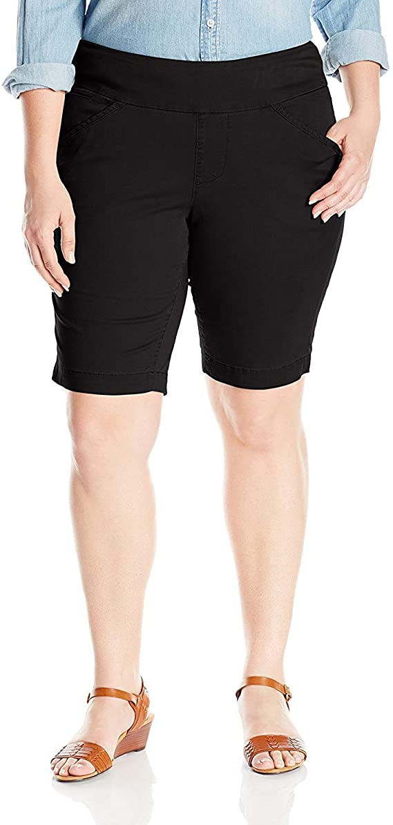 Jag Jeans Women's Plus-Size WM Ainsley Pull-On Bermuda Short - WF Shopping