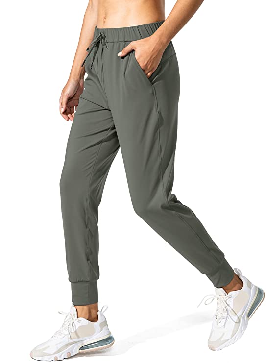Women's Joggers Pants with Pockets Drawstring Running Sweatpants - WF ...