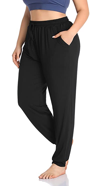Women's Plus Size Casual Lounge Yoga Pants - WF Shopping
