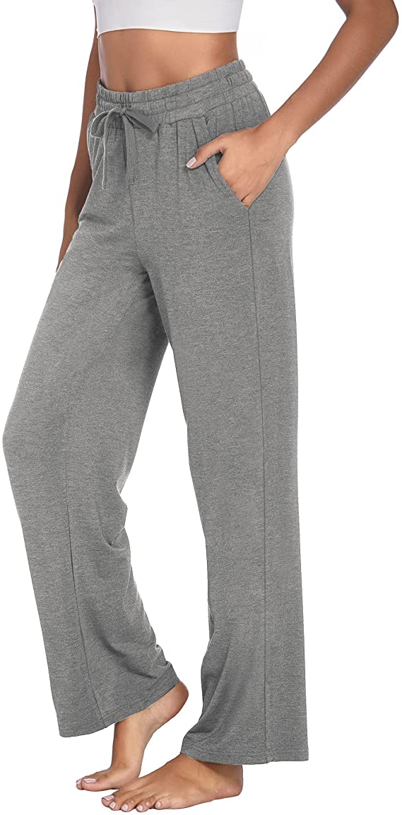 Women's Yoga Pants Wide Leg Comfy Stretch Loose Sweatpants - WF Shopping