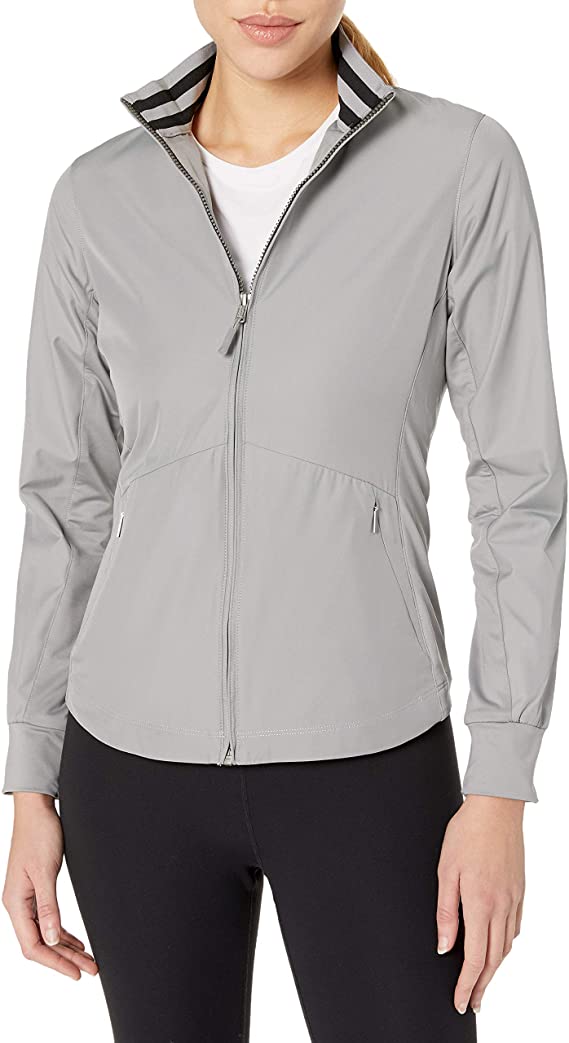 Women's Water Resistant Twill Nine Iron Full Zip Lightweight Jacket