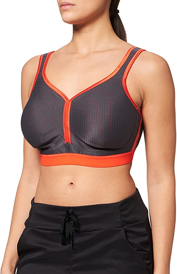 Anita Performance Sports Bra Maximum Support Anthracite/Fiesta WF