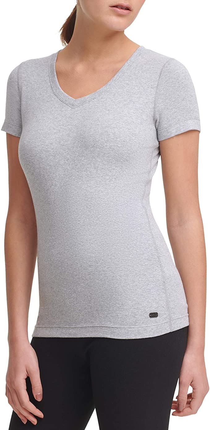 DKNY Women's Summer Tops Short Sleeve T-Shirt - WF Shopping