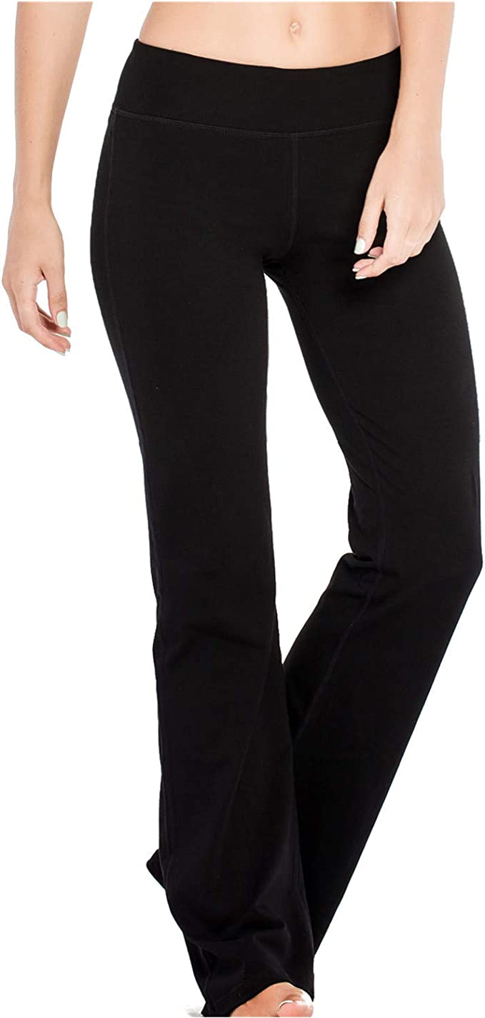 Inseam Women's Cotton Bootcut Pants Inner Pocket - WF Shopping