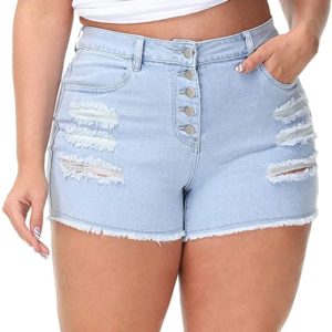 Plus Size Casual Denim