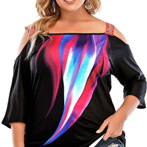 Plus Size Floral Tee