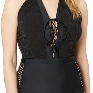 Plus Size Halter Neck