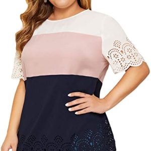 Plus Size Hollow Out