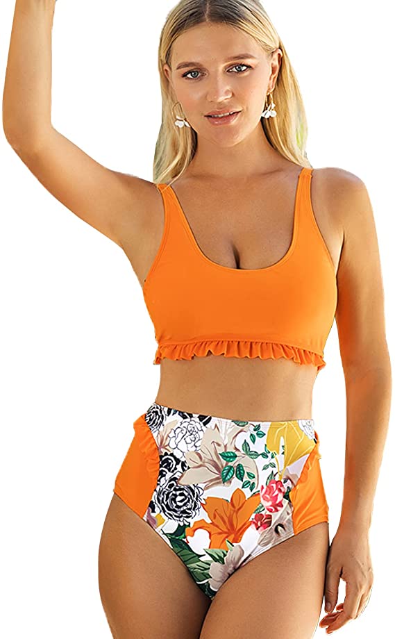 High waist briefs come up higher than any of our other bikini bottoms. They  have all-round good coverage and they work really well for those of us who  are looking for a
