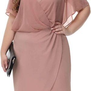 Plus Size Chiffon Cape