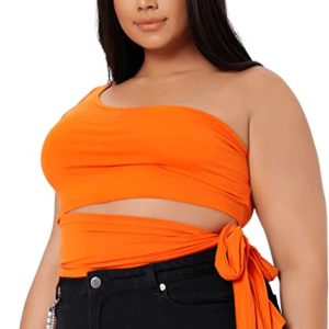 Plus Size One Shoulder