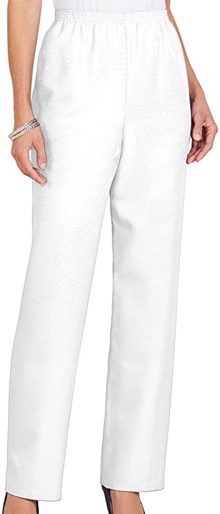 Alfred Dunner Women's Plus-Size Poly Proportioned Medium Pant - WF Shopping