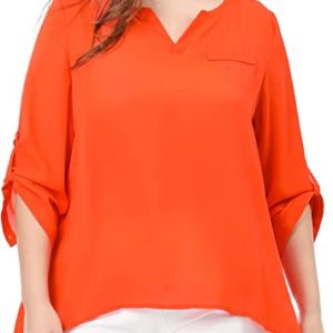 Plus Size Tops Split