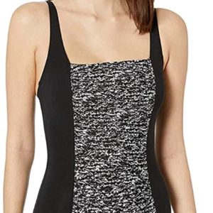 Solid Pleated One-Piece