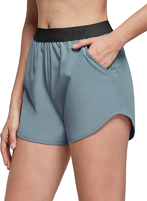 Women's 3" Running Shorts Quick Dry No Liner Athletic Workout Track