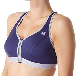 Zipped Plunge Sports Bra