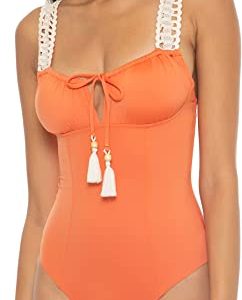 Crochet Trim Maillot