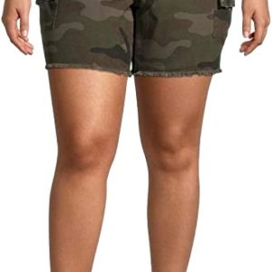 Plus Size Utility Shorts