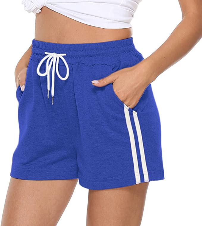 Women's Sweat Shorts Cotton Drawstring Summer WF Shopping