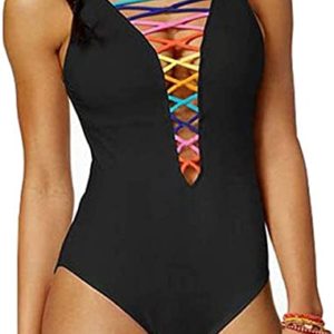 Deep V Bathing Suit