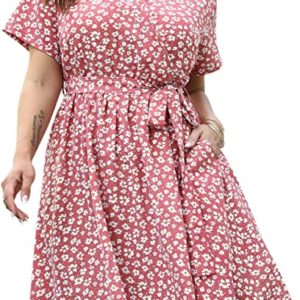 Floral Print with Pockets