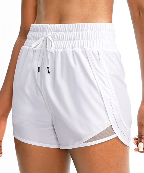 Women's Running Shorts 2.5" High Waisted Workout Shorts WF Shopping