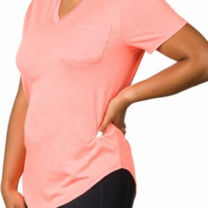 V Neck Collar T Shirt