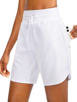 Mid Rise 5” Active Shorts with Zipper Pockets