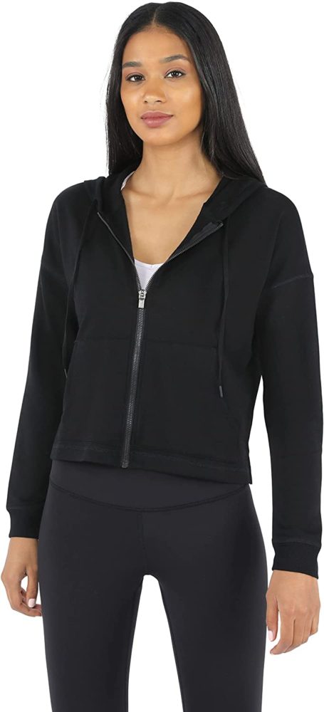 Crazy Racing Mom Ladies' Moisture Wick Full-Zip Hooded Jacket