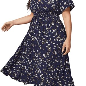 Plus Size Boho Floral