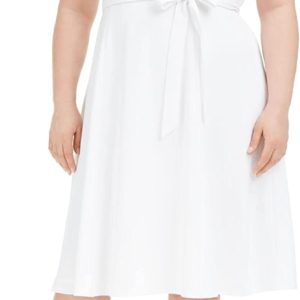 Plus Size Sleeveless Midi