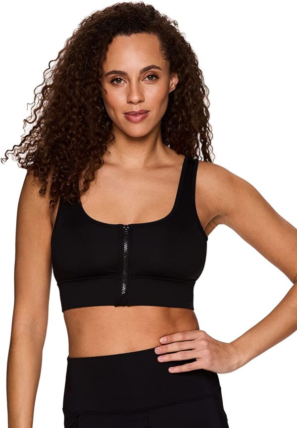 RBX Women's Yoga Gym Bra, Athletic Fashion Lounge Medium/Low Impact