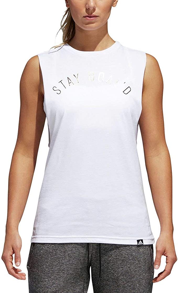 adidas Women's Athletics Graphic Muscle Tank WF Shopping