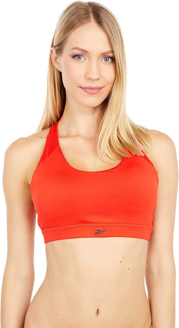 Reebok Women's Workout Ready Medium Impact Padded Sports Bra WF Shopping